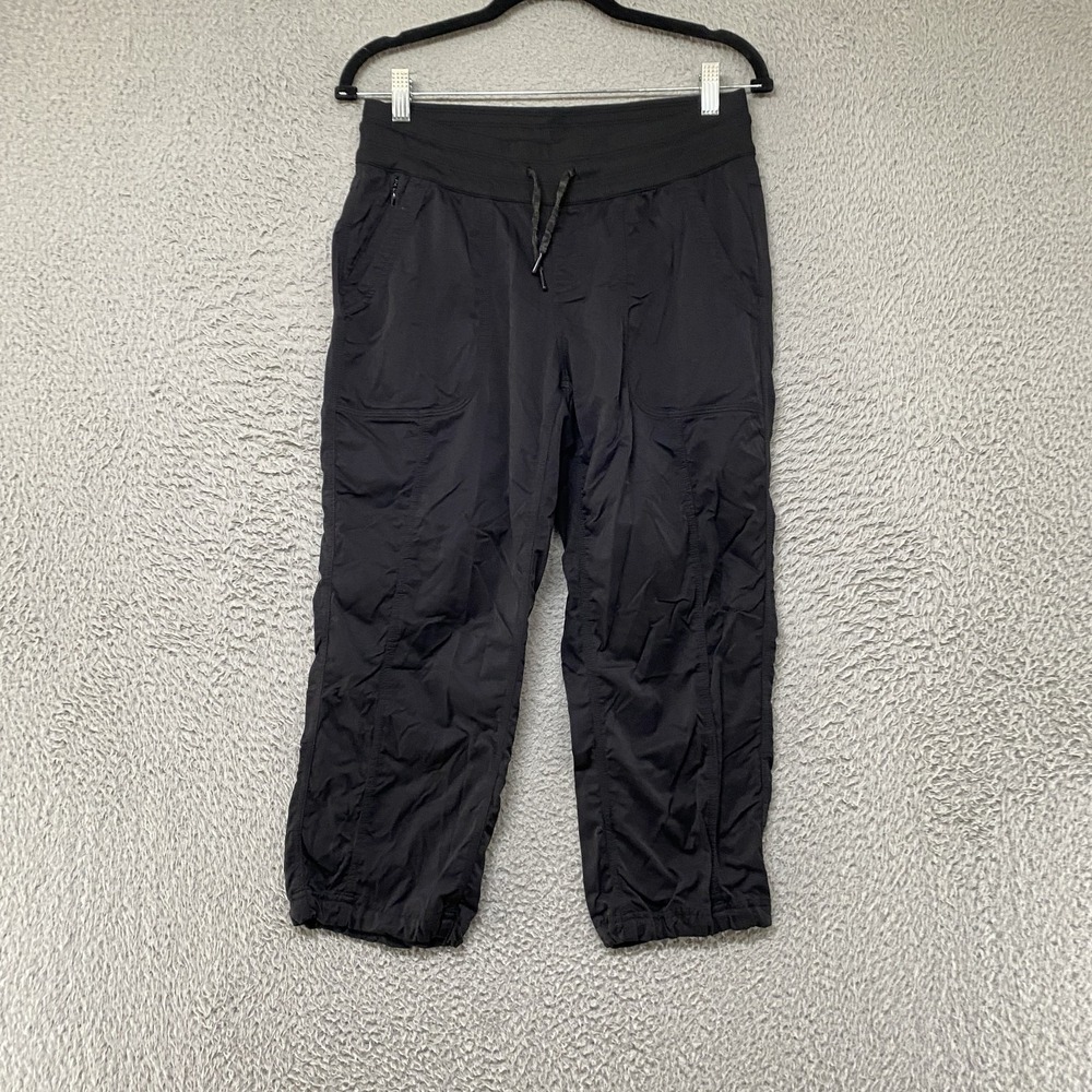 The North Face Aphrodite Capri Pants Womens Medium Black Hiking Trail Stretch